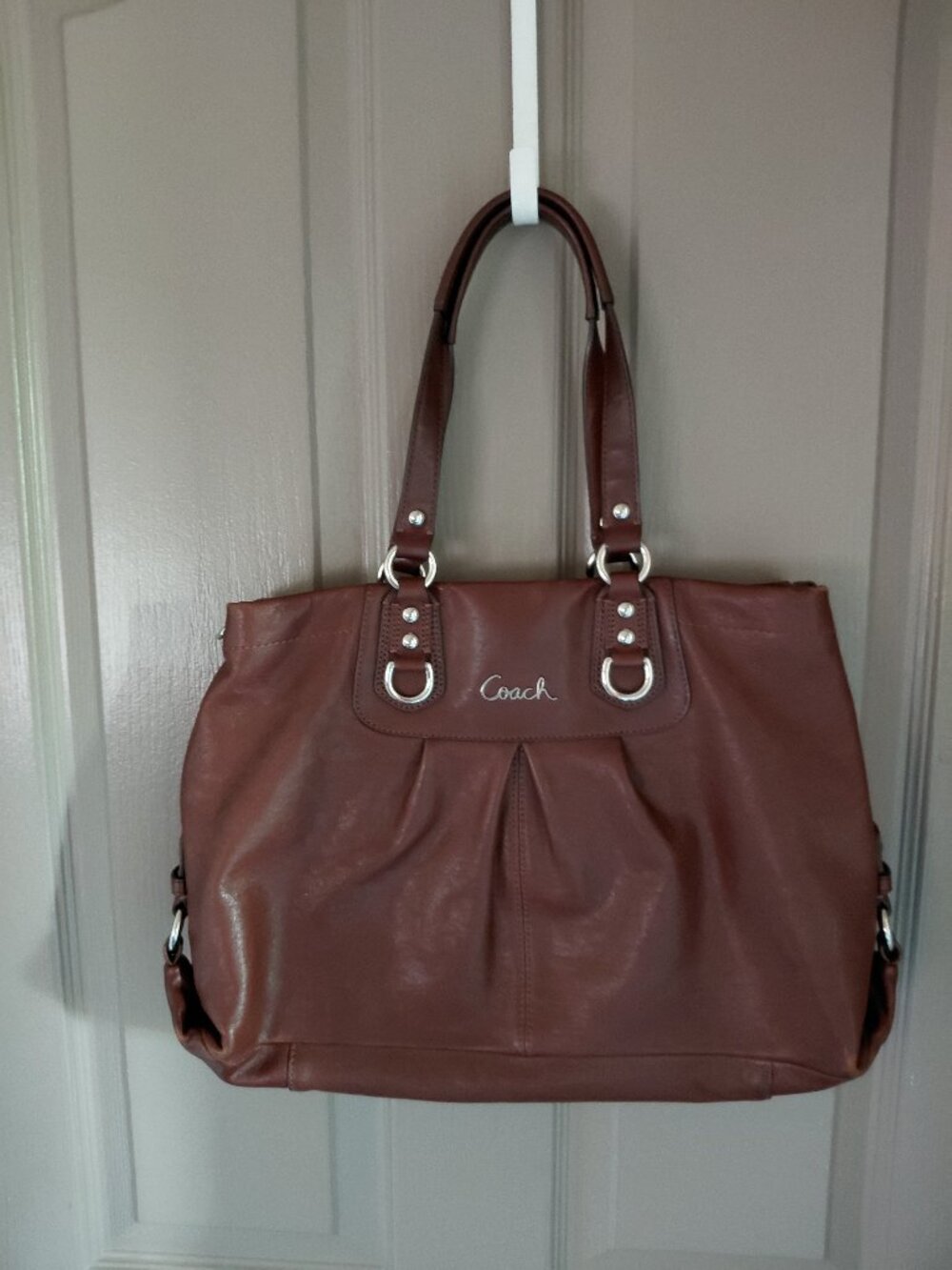 Coach Ashley Leather Satchel/Shoulder Bag Y2K